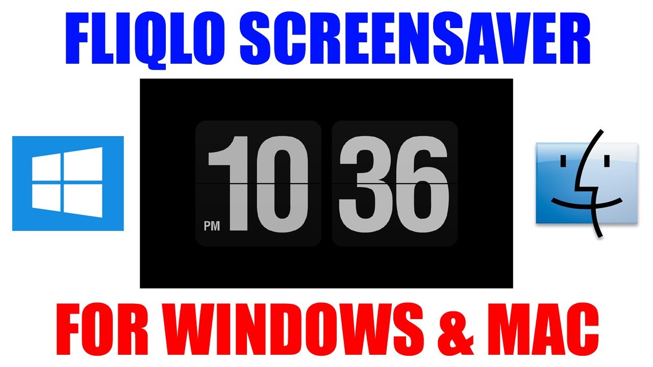 mac clock screensaver for windows 10